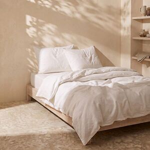 Imagine Lenjerie de pat King Size, Avelia, Homla, 200x220 cm, 3 piese, bumbac/poliester/vascoza, ecru