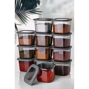 Imagine Set recipiente depozitare, Hermia, 430KSV8931, Antracit