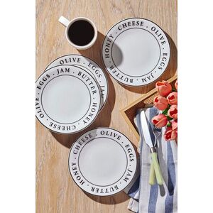 Imagine Set de servire pentru tort (4 piese), L'essentiel Maison, 710KTP3733, Alb