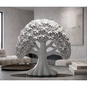 Imagine Statueta / figurina decorativa, Mauro Ferretti, Minimal Tree, 26x9x25 cm, polirasina, alb