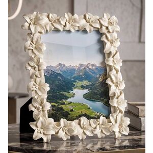 Imagine Rama foto, Mauro Ferretti, Romantic Floral, 15x20 cm, polirasina, crem