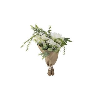 Imagine Buchet flori artificiale, Bloomingville, Lustre, 23x43 cm, poliester/polietilena, alb