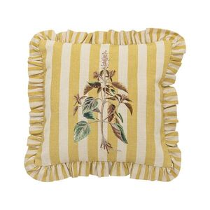 Imagine Perna decorativa, Bloomingville, Camila, 35x35 cm, bumbac, galben