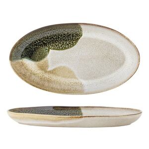Imagine Platou pentru servire, Bloomingville, Jules, 33.5x18.5x3.5 cm, ceramica, verde