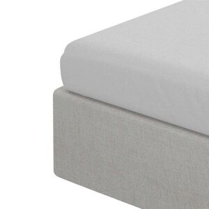 Imagine Cearceaf de pat cu elastic Lauko, Homla, 180x200 cm, bumbac, gri