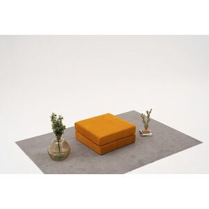 Imagine Taburet, Atelier del Sofa, 825BLC5228, Tesatura Chenille, Portocaliu