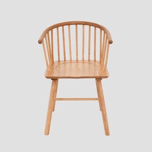 Imagine Scaun Ponto, Homla, 54x45x77 cm, lemn de cauciuc, natur