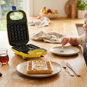 Imagine Aparat de facut vafe/gofre Berlinger, Minions Collection, 600W, 14.5x25x9 cm, aluminiu/plastic, galben