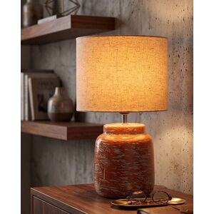 Imagine Lampa de masa, Mauro Ferretti, Contemporary Style, 27x47.5 cm, ceramica/fier, portocaliu