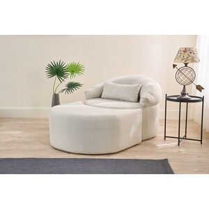 Imagine Fotoliu extensibil, Atelier del Sofa, 825BLC4726, Crem