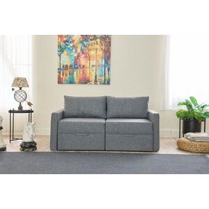 Imagine Canapea extensibila 2 locuri, Atelier del Sofa, 825BLC5412, Gri