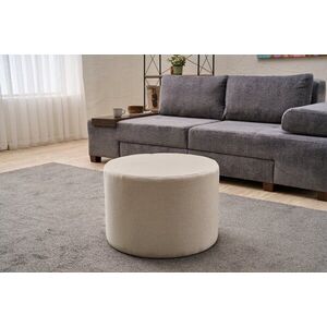 Imagine Taburet, Atelier del Sofa, 825BLC5200, Lemn, Crem