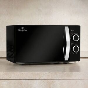 Imagine Cuptor cu microunde Berlinger Haus, Matte Black, 1200W, 20L, 45.2x26.2x33.5 cm, negru