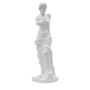 Imagine Statueta decorativa, Woman Sculpture, Mauro Ferretti, 14x29 cm, polirasina, alb