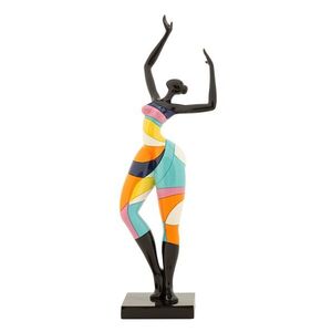 Imagine Figurina decorativa Dancing Girl Rubic -A, Mauro Ferretti, 12.5x10x38 cm, polirasina, multicolor