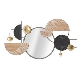 Imagine Oglinda decorativa Abstract, Mauro Ferretti, 90.2 x 50.2 cm, fier/MDF, multicolor