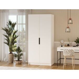 Imagine Dulap pentru haine ELTAP, W-SZA100, Mirtillo, 100x60x216 cm, PAL laminat, alb
