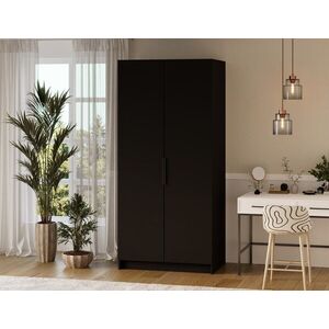 Imagine Dulap pentru haine ELTAP, B-SZA100, Mirtillo, 100x60x216 cm, PAL laminat, negru