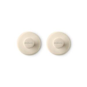 Imagine Set 2 agatatori pentru prosoape, Brabantia, Soft Beige, polipropilena, bej