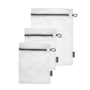 Imagine Set 3 saci de spalat rufe, Brabantia, Laundry Bags, 33x25 cm/45x33 cm, textil, alb
