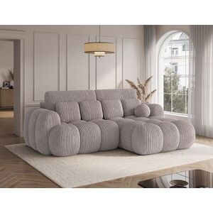 Imagine Coltar extensibil dreapta 4 locuri ELTAP, Covelion, 260x167x105 cm, lemn/catifea din poliester, gri