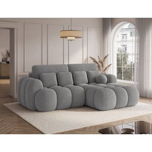 Imagine Coltar extensibil dreapta 4 locuri ELTAP, Covelion, 260x167x105 cm, lemn/tesatura boucle, gri inchis