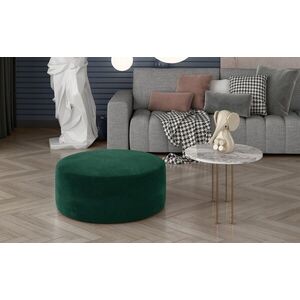 Imagine Taburet ELTAP, Bero, 70x41 cm, lemn/poliester, verde inchis