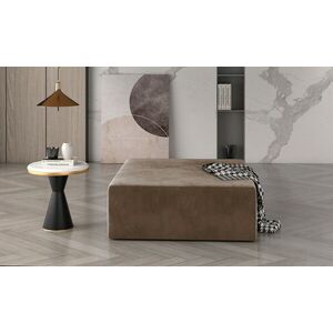 Imagine Taburet ELTAP, Kelim, 83x83x42 cm, lemn/poliester, maro deschis