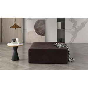 Imagine Taburet ELTAP, Kelim, 83x83x42 cm, lemn/poliester, maro inchis
