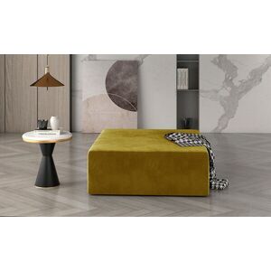Imagine Taburet ELTAP, Kelim, 83x83x42 cm, lemn/poliester, mustar