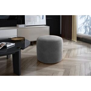 Imagine Taburet ELTAP, Linsy, 40x43 cm, lemn/poliester, gri deschis