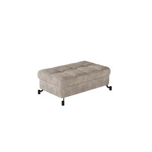 Imagine Taburet cu spatiu pentru depozitare ELTAP, LoreP-13, Lorelle, 100x70x45 cm, lemn/poliester, bej inchis