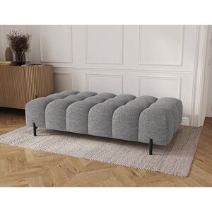 Imagine Taburet ELTAP, Ferivo, 137x68x37 cm, lemn/tesatura boucle, gri