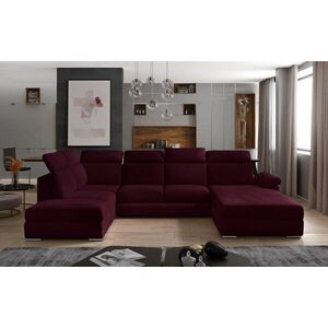 Imagine Coltar extensibil dreapta 5 locuri ELTAP, Evl-55, Evanell, 336x211x102 cm, lemn/poliester, visiniu