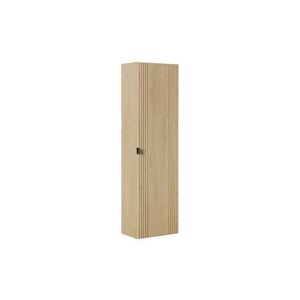 Imagine Dulap inalt cu usa, cu fixare pe perete, Ovalia Cremona, Comad, 40x25.4x140 cm, MDF/PAL laminat, stejar cremona