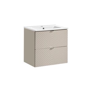 Imagine Set dulap de baie cu lavoar, 60 cm S Dance, Viva Cashmere, Comad, MDF/PAL laminat, casmir mat