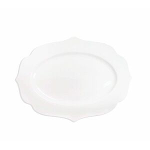 Imagine Platou servire, Queen, Brandani, 35x25 cm, portelan New Bone China