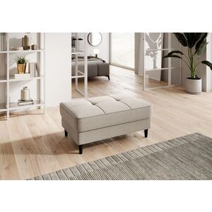 Imagine Taburet cu spatiu pentru depozitare ELTAP, BEL-22IN, Bellis, 97x62x42 cm, lemn/poliester, bej deschis