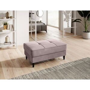 Imagine Taburet cu spatiu pentru depozitare ELTAP, BEL-24LO, Bellis, 97x62x42 cm, lemn/poliester, roz