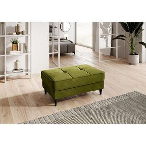 Imagine Taburet cu spatiu pentru depozitare ELTAP, BEL-33LO, Bellis, 97x62x42 cm, lemn/poliester, verde olive