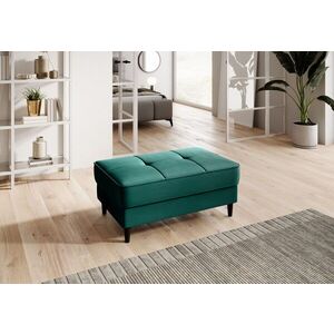 Imagine Taburet cu spatiu pentru depozitare ELTAP, BEL-35NU, Bellis, 97x62x42 cm, lemn/poliester, verde