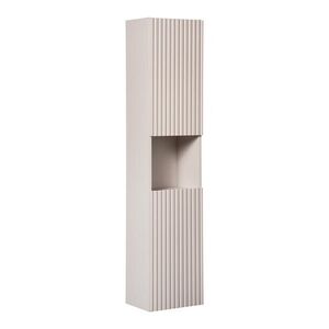 Imagine Dulap inalt cu usi, cu fixare pe perete, Nova Cashmere, Comad, 30x25x140 cm, MDF/PAL laminat, casmir mat