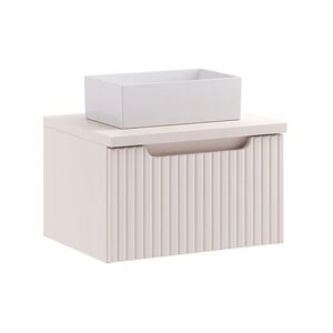 Imagine Set mobiler baie, dulap cu lavoar, 50 cm Gaja, Nova Cashmere, Comad, MDF/PAL laminat, casmir mat