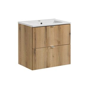 Imagine Set dulap de baie cu lavoar, 60 cm S Dance, Nova Oak, Comad, PAL laminat, stejar coast evoke