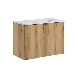 Imagine Set dulap de baie cu lavoar, 80 cm D Dance, Nova Oak, Comad, PAL laminat, stejar coast evoke