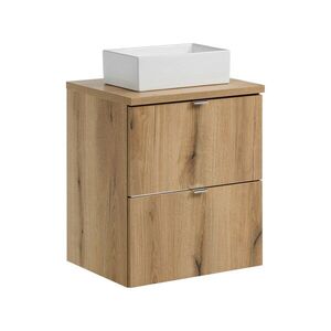 Imagine Set mobiler baie, dulap cu lavoar, 50 cm S Un Gaja, Nova Oak, Comad, PAL laminat, stejar coast evoke