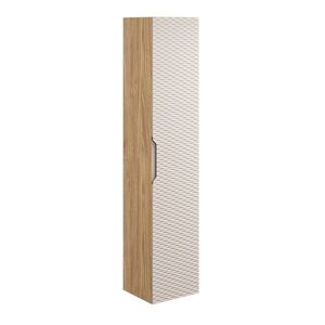 Imagine Dulap inalt cu usa, cu fixare pe perete, Ocean Beige, Comad, 35x33x170 cm, MDF/PAL laminat, stejar