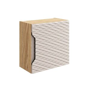 Imagine Dulap suspendat cu 1 usa, Ocean Beige, Comad, 35x19x35 cm, MDF/PAL laminat, stejar