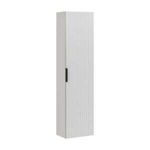 Imagine Dulap inalt cu usa, cu fixare pe perete, Adel White, Comad, 35x25x140 cm, MDF/PAL laminat, alb mat