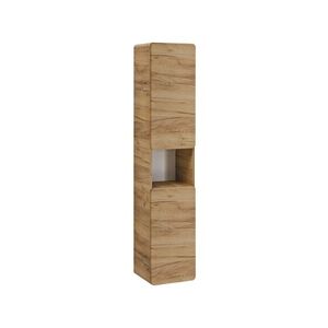 Imagine Dulap inalt cu usi, cu fixare pe perete, Aruba Craft, Comad, 35x32x170 cm, MDF/PAL laminat, stejar craft gold